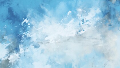 Wall Mural - blue sky background, watercolor