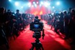 © NikahGeh - Camera Capturing a Red Carpet Event Under Stage Lights
