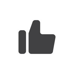 thumbs up icon simple vector symbol