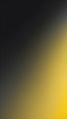 Wall Mural - bold gradient background featuring stark black to bright yellow with a glossy finish create with ai