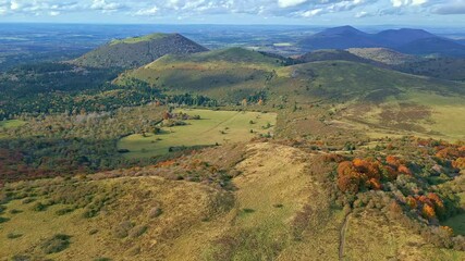 Wall Mural - The Park of the Volcanoes of Auvergne (France)