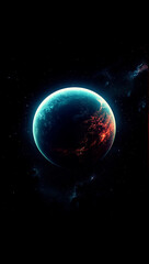 Wall Mural - colorful space galaxy
