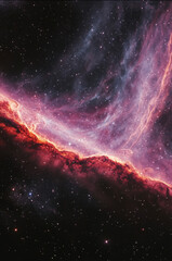 Wall Mural - colorful space galaxy