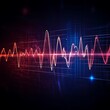 © Bijali - Modern dynamic ECG pulse wave digital pattern picture