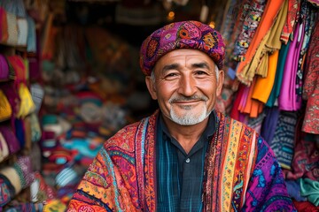 Turkmen silk road merchant