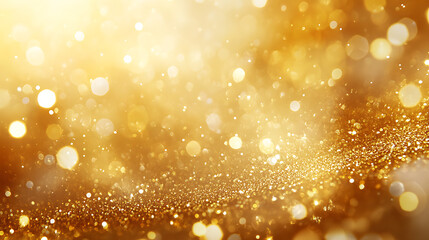 Poster - Abstract gold background with copy space, shiny surface, banner website template