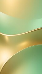 Wall Mural - gold gradient background transitioning into a soft cream color at the bottom, adding a contrasting l
