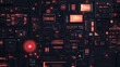 © CreativeCreations - An image of a dark background with various technology concepts