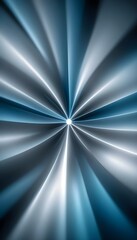 Wall Mural - silver gradient background with a radial gradient effect, giving a spotlight appearance in the center create with ai