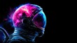 © Kritsadee - Astronaut exploring galactic wonders outer space digital art cosmic environment side view imagination and discovery