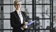 © tingting - Successful Businesswoman Portrait, Displaying Leadership and Professionalism
