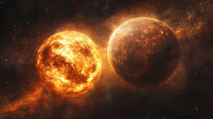 space nebula. nebula. illustration