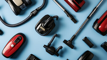 Aufkleber - A collection of various vacuum cleaners