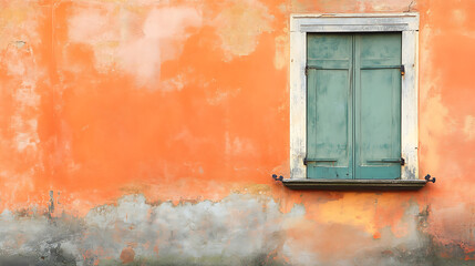 Aufkleber - Salmon-colored wall, background, texture