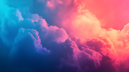 Wall Mural - Vibrant cloud computing background