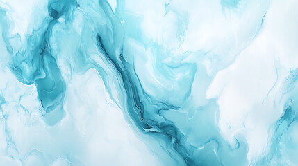 Aufkleber - Blue turquoise marble resin art background, Inkscape