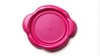 © udomsak - Empty pink wax seal stamp with background, pink, wax seal, stamp,background, vintage, decorative, retro, emblem, empty