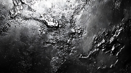 Poster - Grunge Aged Grey metal Texture, Old Stainless Steel Background with Scratch, Monochrome silver color Dirty Metallic Surface Close up, Square Image Copy Space, Top view