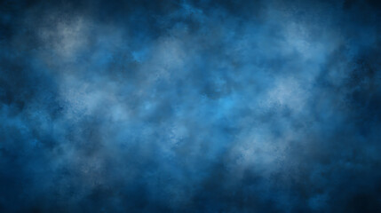 Fototapete - Blue painting background or texture, high quality detail for grunge design