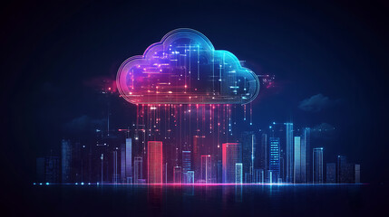Poster - Cloud computing concept