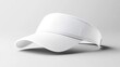 © amorn_m - Elegant White Sport Visor with Minimalist Design Suitable for Summer Activities, Outdoor Events, and Fashion Statements Featuring Comfortable Fit and Versatile Style