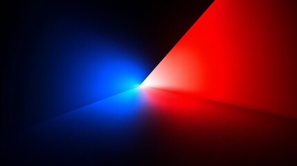 Poster - Abstract Neon Light Background with Red and Blue Gradient