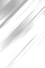 Wall Mural - sleek geometric abstract white background with subtle metallic diagonal lines and bright reflections