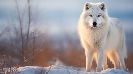  White Arctic Wolf