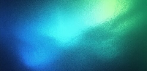 Poster - Gradient Background Blue Green Abstract Smooth Texture Vibrant Soft Cover Design