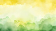 © PulseImages - abstract watercolor background with shades of green and yellow, artistic and decorative design for creative use