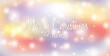 © Welcome to the home  - Merry Christmas Sparkling Lights Festive Background
