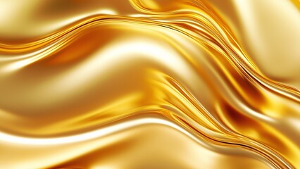 Wall Mural - Gold wave liquid abstract background