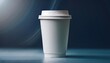 © CatNap Studio - Coffee cup mockup with branding logo, realistic reflections, 3D illustration.