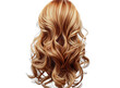 © Munawar - Showcasing a luxurious curly blonde wig, designer design isolated on a white backdrop.