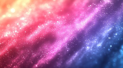 a modern and sleek background with pastel pink and blue stripes, accented by sparkles and light effe