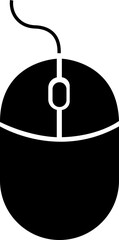 Wall Mural - scroll mouse icon in trendy black flat style. swipe mouse sign vector illustration. modern pictogram