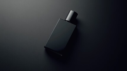 Canvas Print - Perfume Bottle on Black Surface