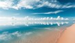 © Naqash - Panoramic view of the sea and sky with a tropical beach