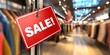 © Emqan - Close-Up of Red Sales Tag on Store Glass Door