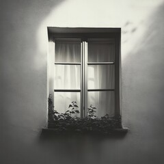 Canvas Print - Sunlit Window: Architectural Photography