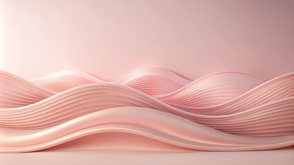 Wall Mural - Abstract Pink Wave Background Design for Elegant Presentations