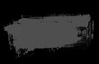 © kebox - Schmutzige Banner - Graue grunge Textur auf schwarz