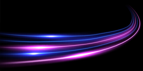 Wall Mural - beautiful light speed line background on black background abstract design vector illustration