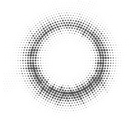 set of multiple circles starburst shapes seamless dots pattern in pop art style. abstract modern sty
