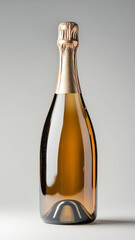 isolated magnum bottle of sparkling wine