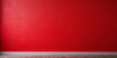 Wall Mural - Vibrant Minimalist Photography of a Solid Red Wall Background: Perfect for Modern Design, Interior Decor, and Artistic Inspiration