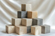 © Saad - Geometric Arrangement: A Pyramid of Cubes