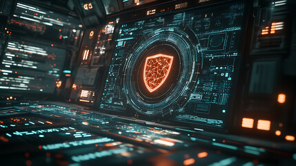 Cyber ​​Security, wallpaper, the technology security to protect an organization's confidential information