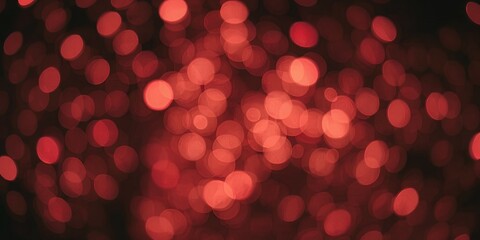 Red bokeh lights background
