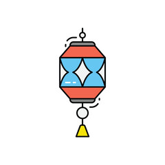 Wall Mural - Lantern vector icon